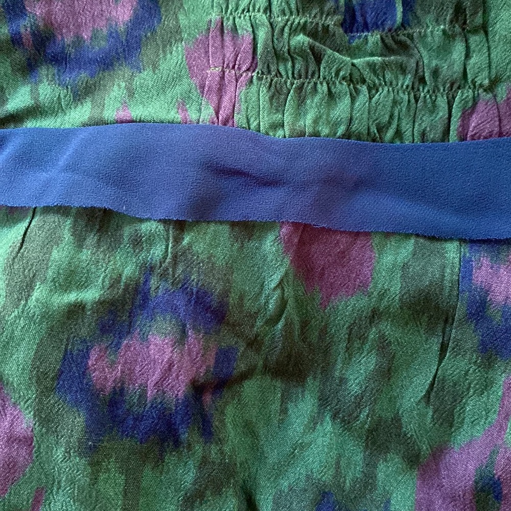 Anthropologie Velvet-Trimmed Slip Midi Dress size L new nwt - Picture 8 of 13